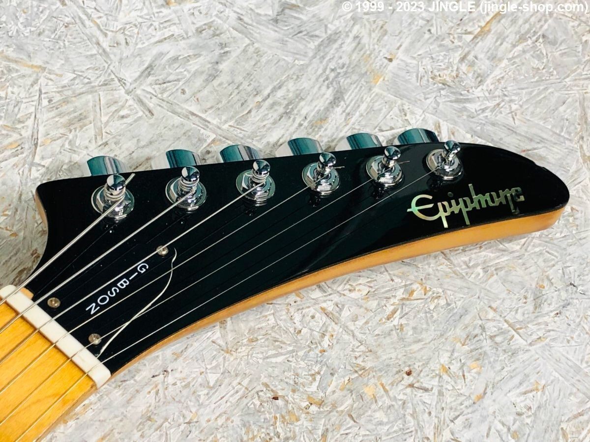 [Epiphone] S-310 Electric Guitar Black From JAPAN Main Unit Only WIth Arm Used