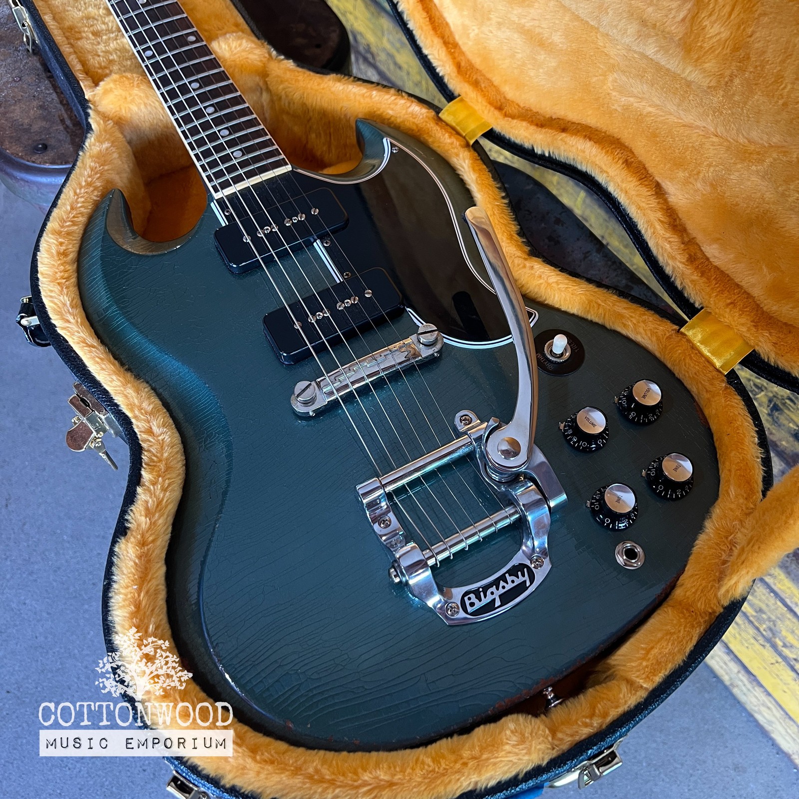 Gibson Custom Murphy Lab 1963 SG Special Reissue – Light Aged Antique Pelham…