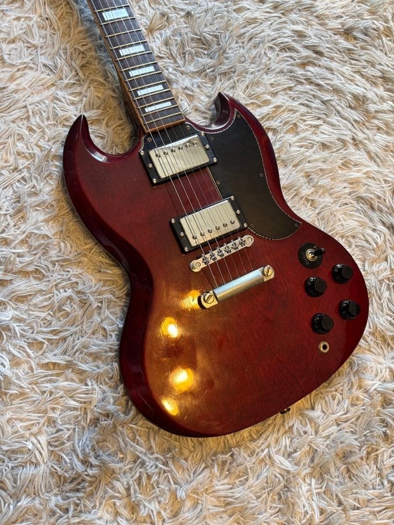 Greco SG360 SG Style Heritage Cherry 1976 Japan Vintage Guitar Matsumoku SG-360