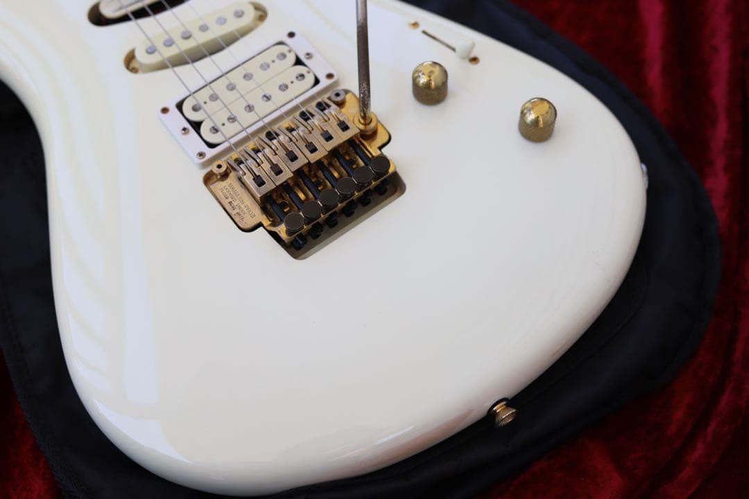 Yamaha MG-KII HSH Electric Guitar White w/ Soft Case Maintained MIJ Used Japan