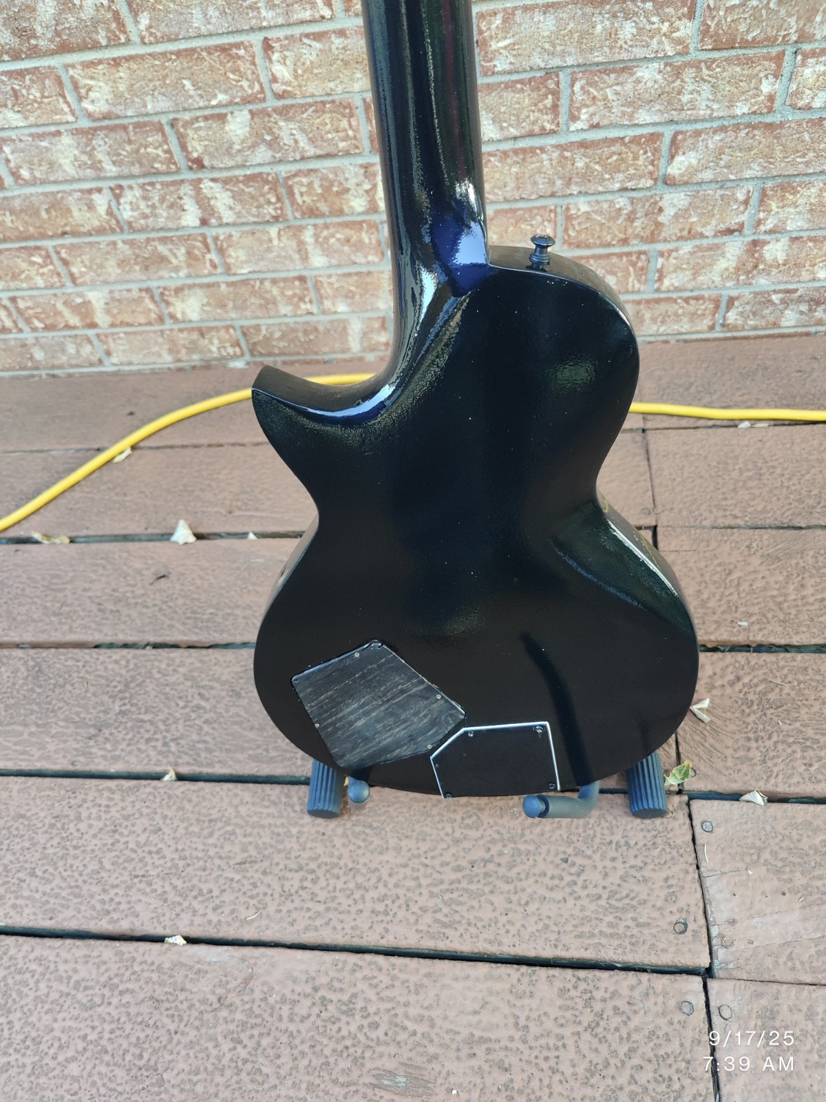 BadAss Prototype-1 Electric Guitar Stainless Metallic Steel Color