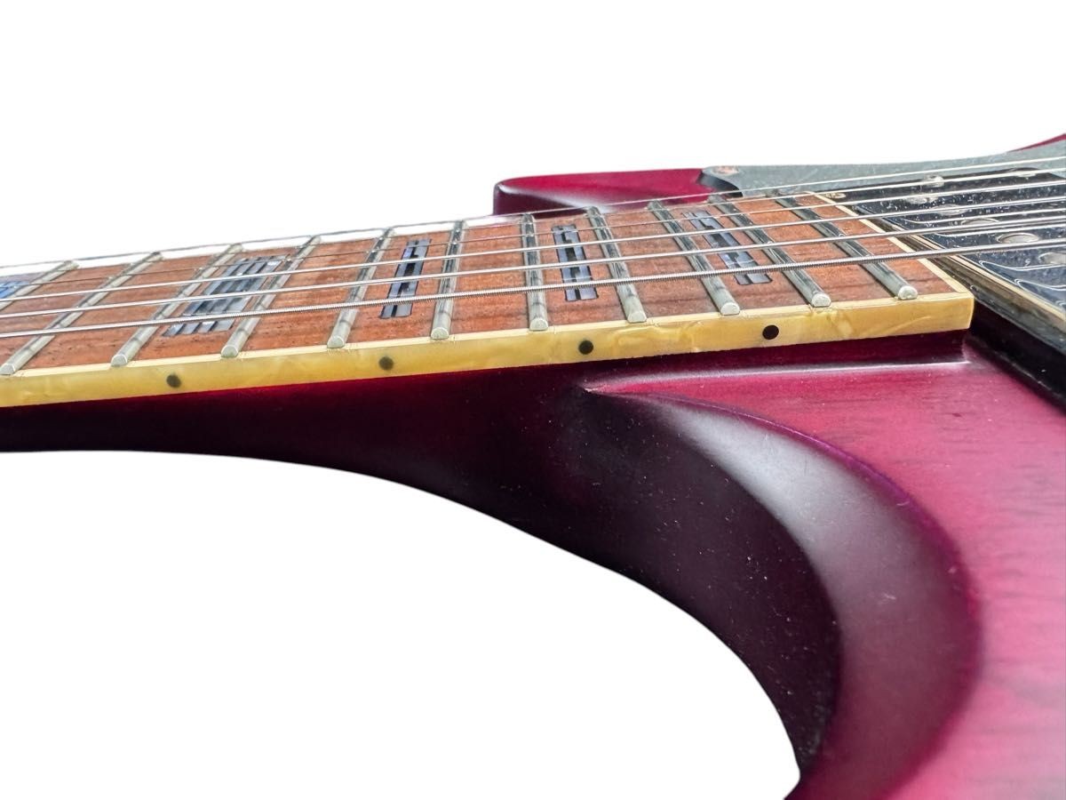 Rare DC Ibanez AXS42 Dark Red Stained Flat Guitar