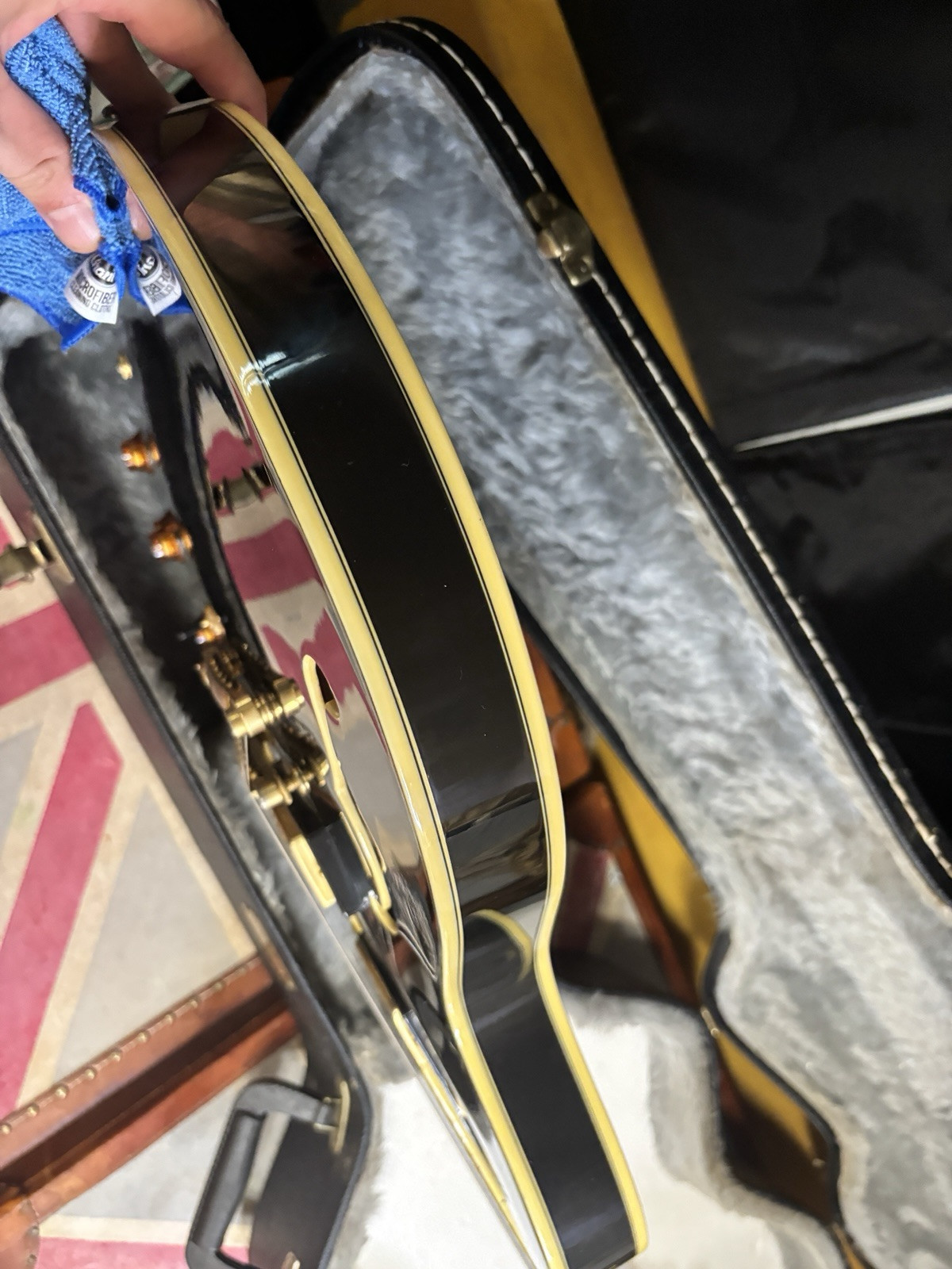 Epiphone Sheraton II Electric Guitar Ebony Circa 2005 w Case