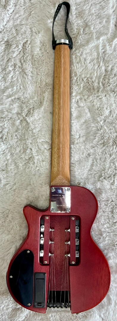 Traveler EG-1 Electric Guitar 6 String Solid-Body Red Satin Finish with gig bag