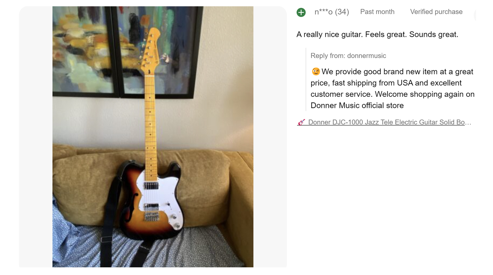 🎸 Donner DST-100 Electric Guitar With Amp Solid Body HSS Pickups Sapphire Blue