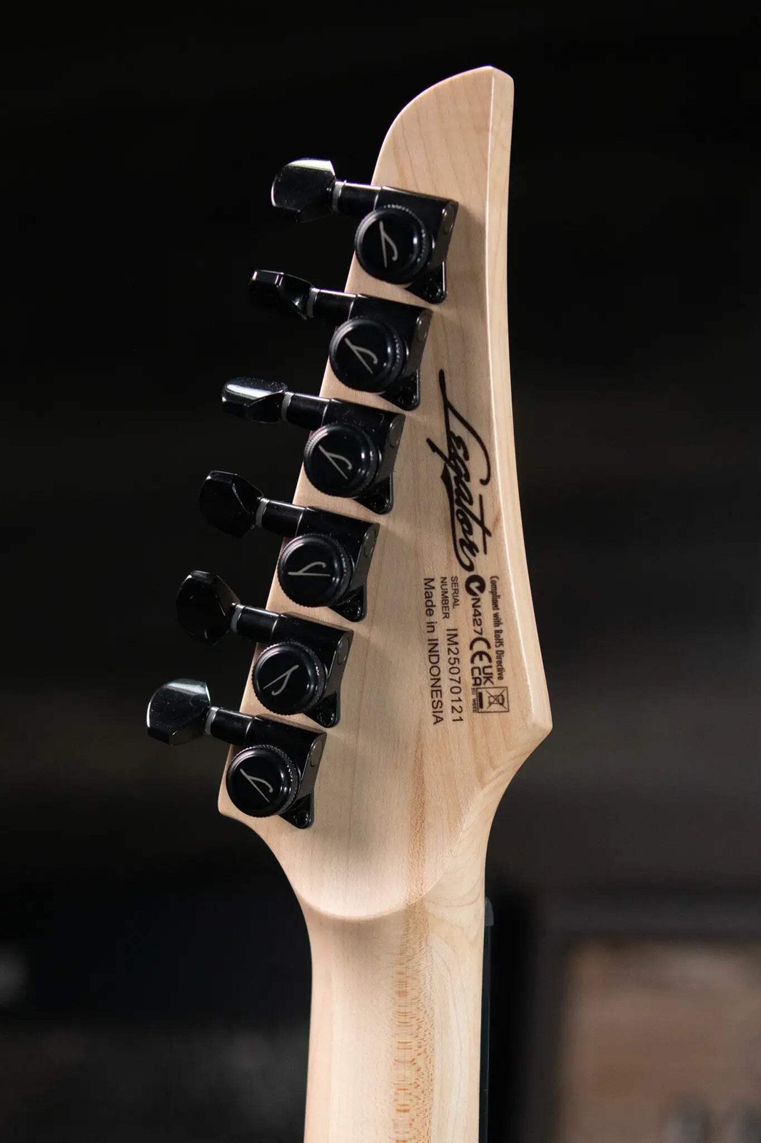 Legator N6FSS-DV Multi-Scale Electric Guitar – Death Valley with Gig Bag