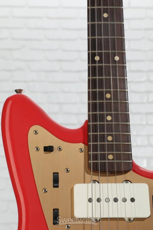 Fender Limited Vintera II Road Worn ’50s Jazzmaster Electric Guitar – Fiesta Red