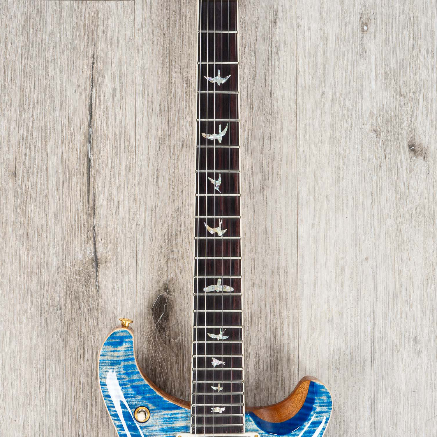 PRS Paul Reed Smith McCarty 594 10-Top Guitar, Wing Tuners, Faded Blue Jean