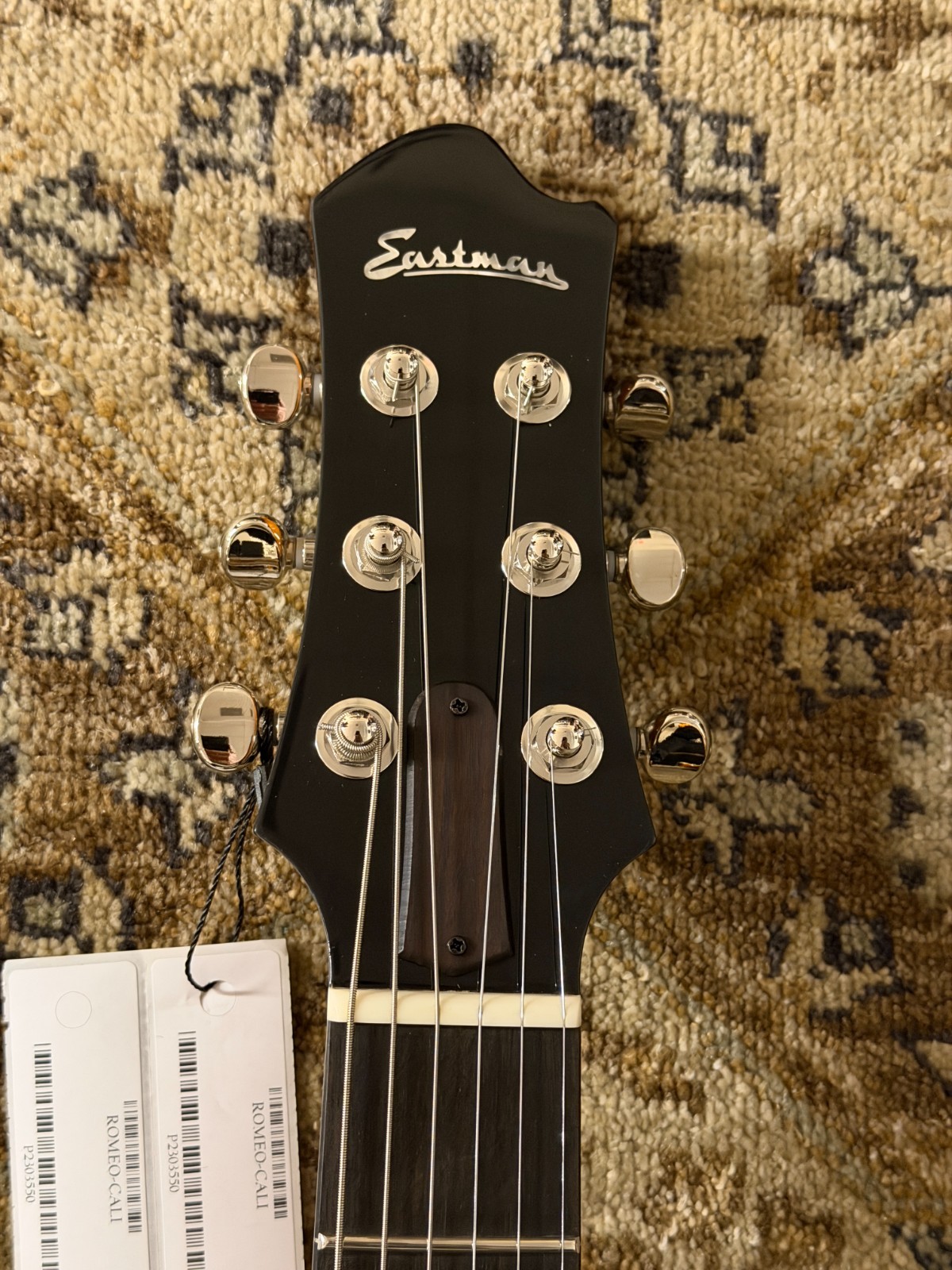 Eastman Romeo-California w/ Bare Knuckle Pickups Thinline w/ Case & Pro Setup!