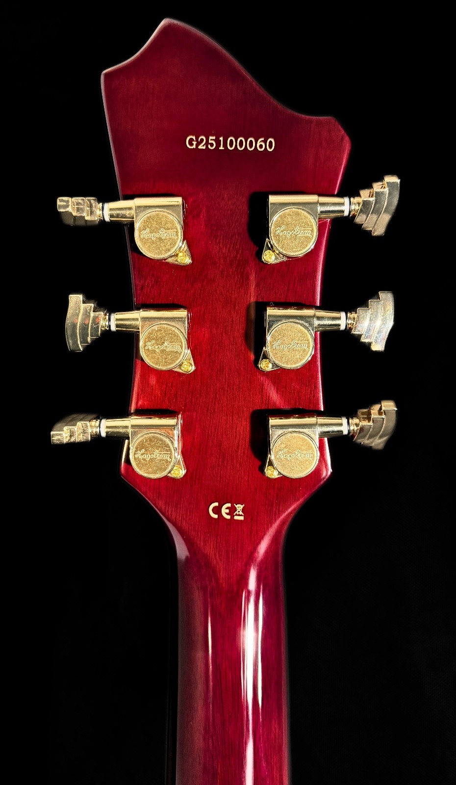 Hagstrom HL-550 w/Case – Natural Mahogany *USA Small Business*