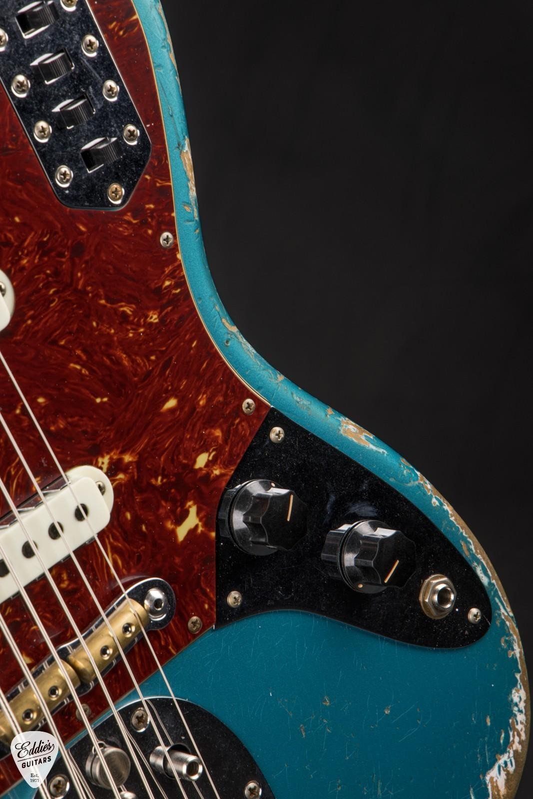 Fender Custom Shop 1962 Bass VI Super Heavy Relic – Super Faded Ocean Turquoise/