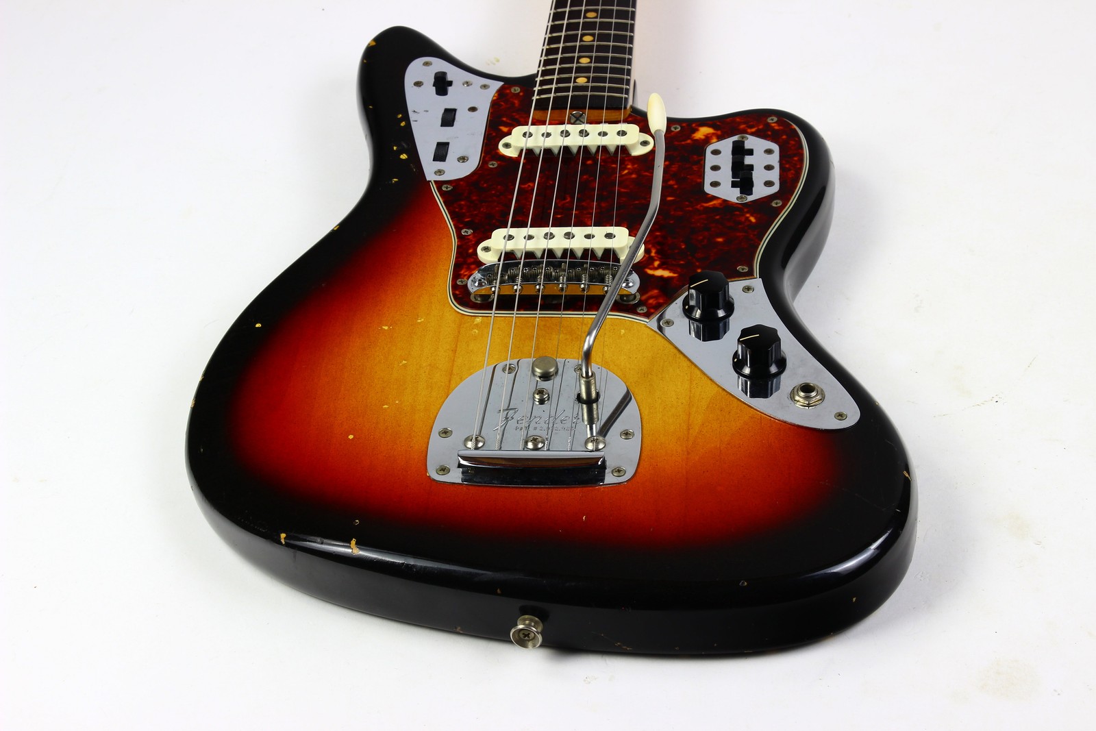 1963 Fender Jaguar Sunburst w Original Case | Pre-CBS Offset CLEAN Vintage