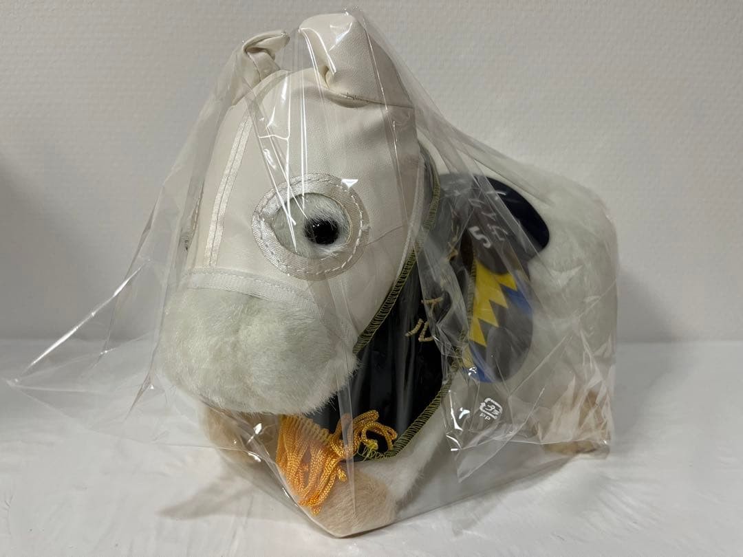 Sodashi Thoroughbred Plush Toy with Winning Lei & Local Betting Ticket Japan
