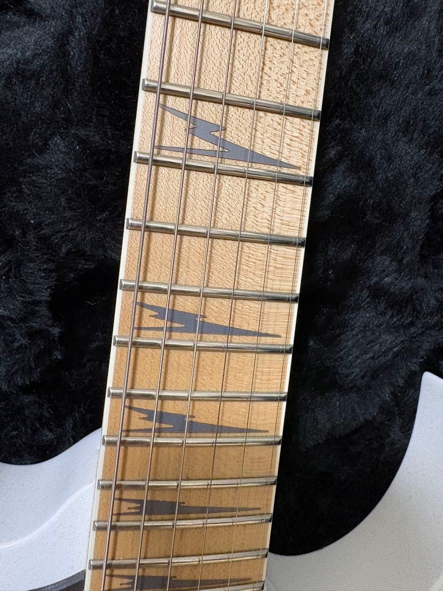 Ibanez RG2450MZ Galaxy White Electric Guitar Lock Peg Pickup Replaced Good Condi