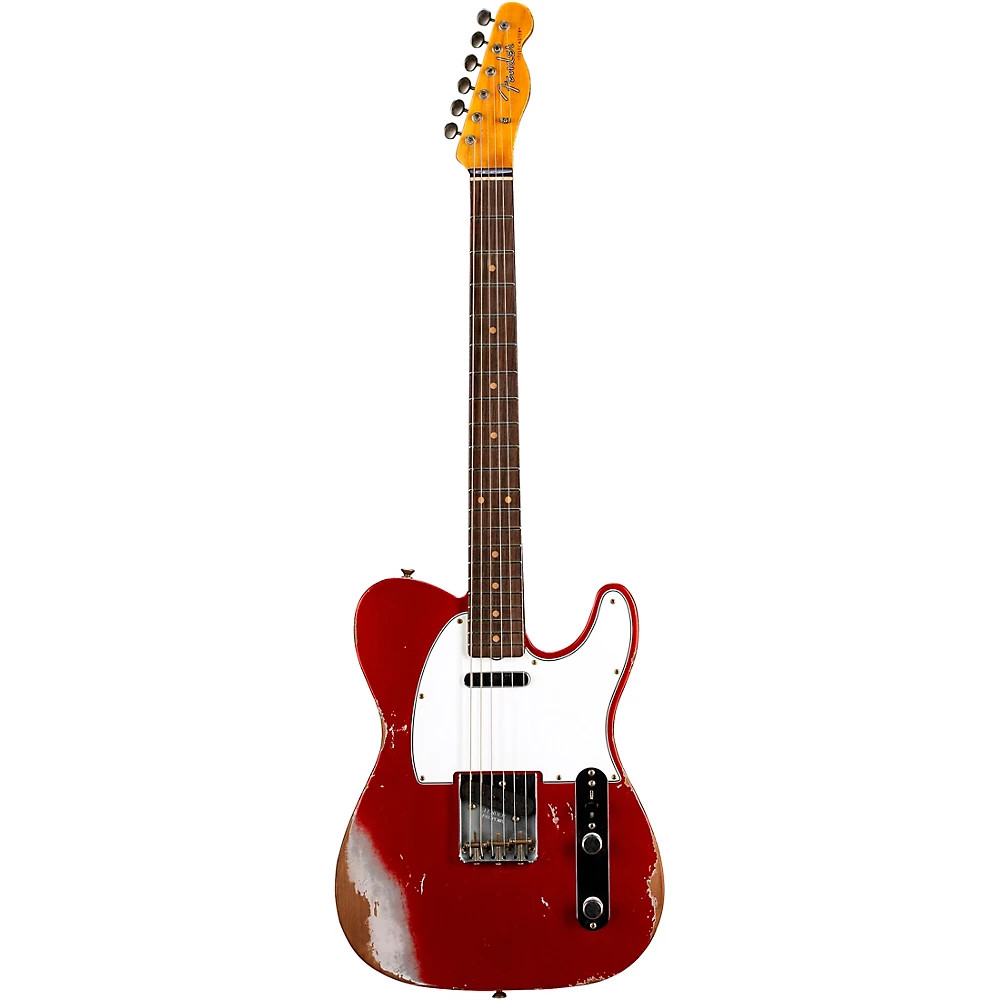 Fender Custom Shop 61 Telecaster Heavy Relic Guitar Faded Aged Candy Apple Red