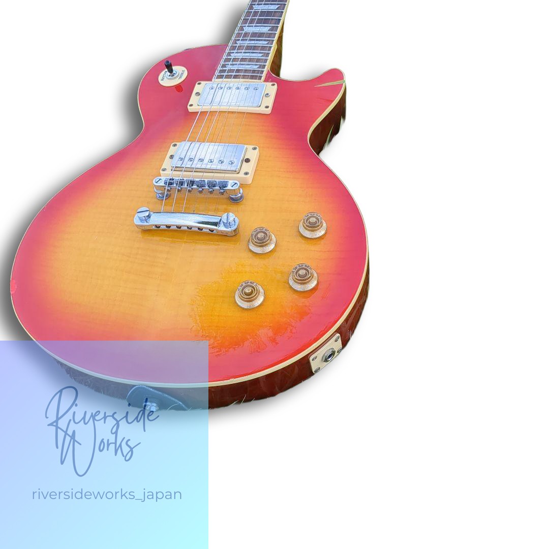 Bitz Leopard Electric Guitar Sunburst Body Only