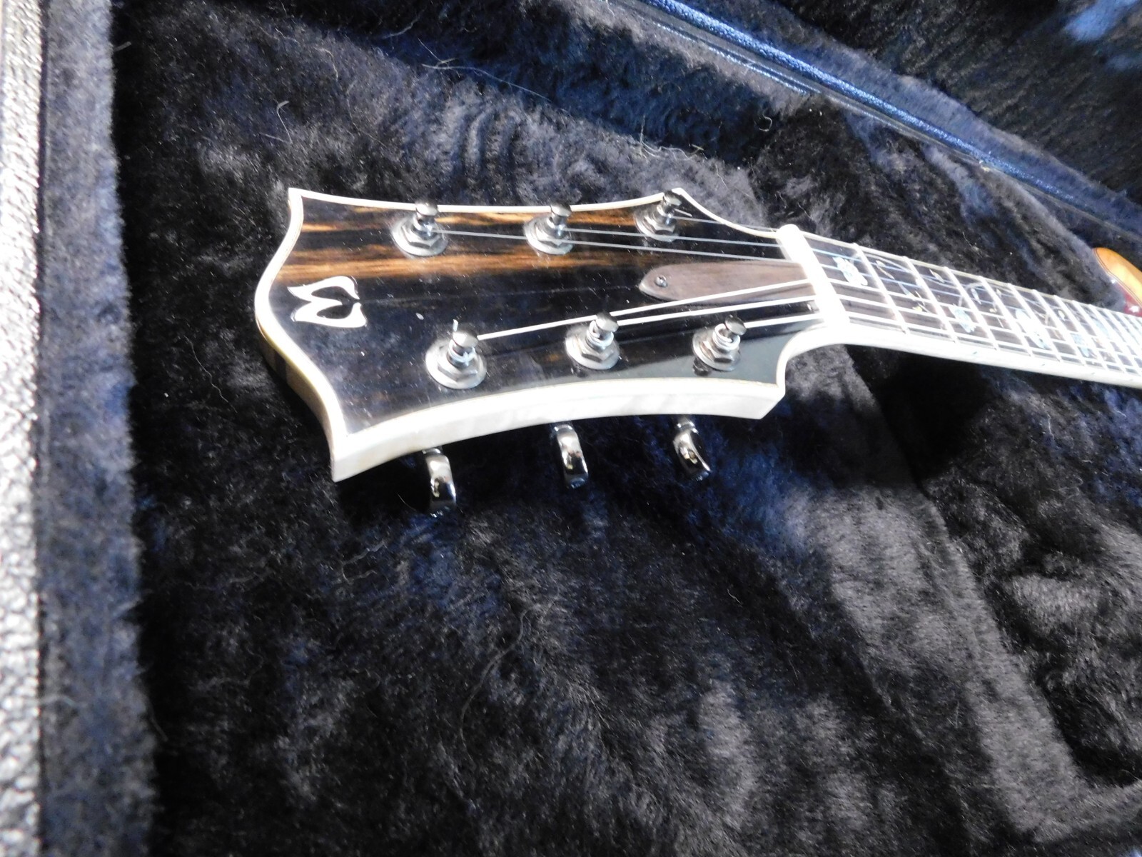 Bil Mitchell Tribute 2 Electric Guitar Maple Burl/Purpleheart !