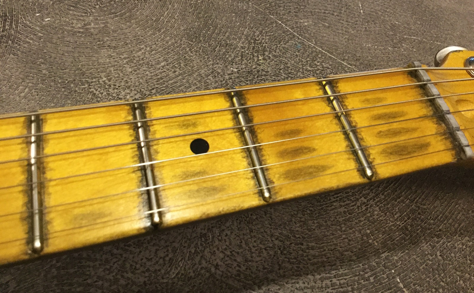 USA Relic Tele Style Electric Guitar Road Worn Blue by Nate’s Relic Guitars