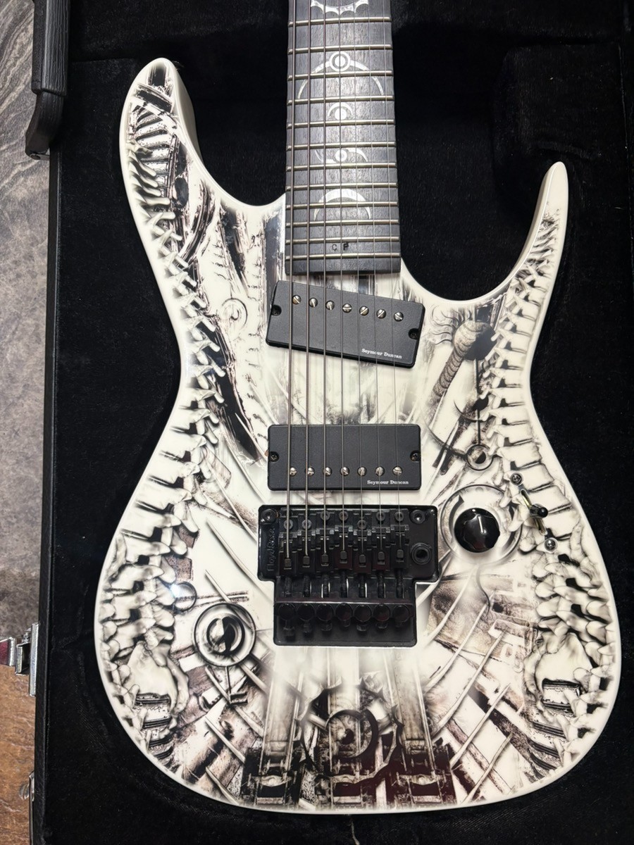 2012 Dean Guitars RC7 Wraith Rusty Cooley Import Seymour Duncan + Original Case