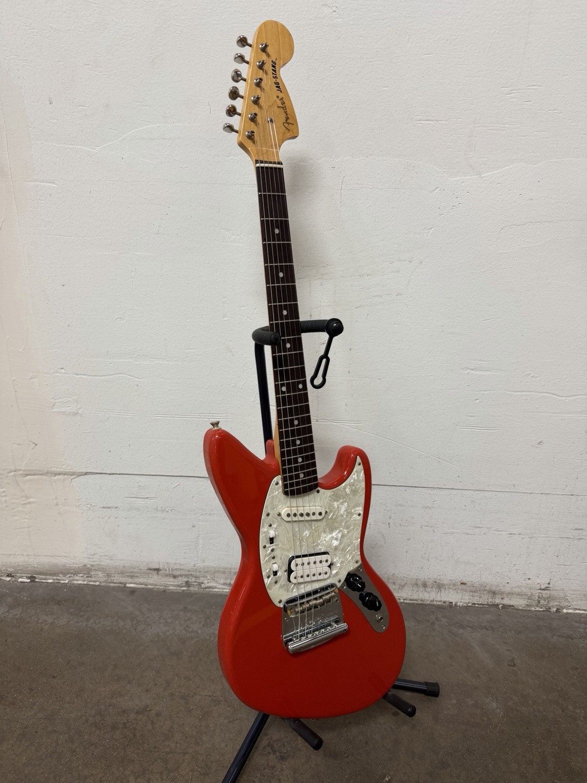 ORIGINAL Japan Fender Jag-Stang Fiesta Red MIJ 1996 Kurt Cobain