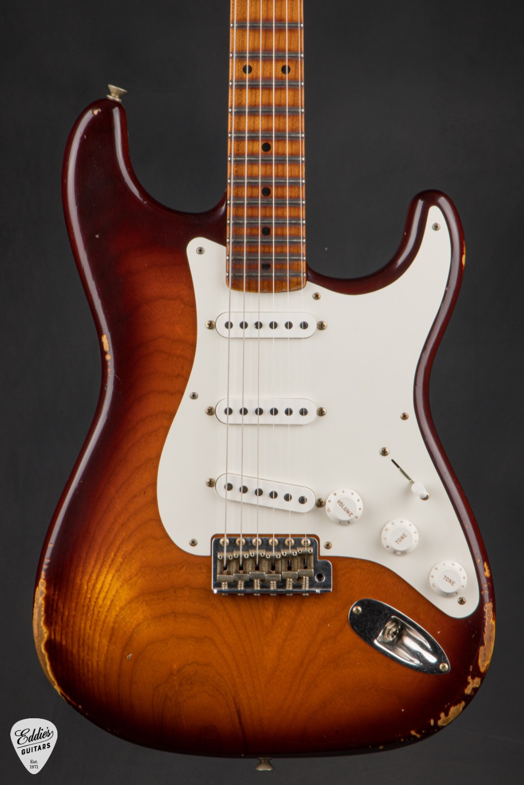 Fender Custom Shop Limited Edition 50s Dualmag Stratocaster Relic – Violin Burst