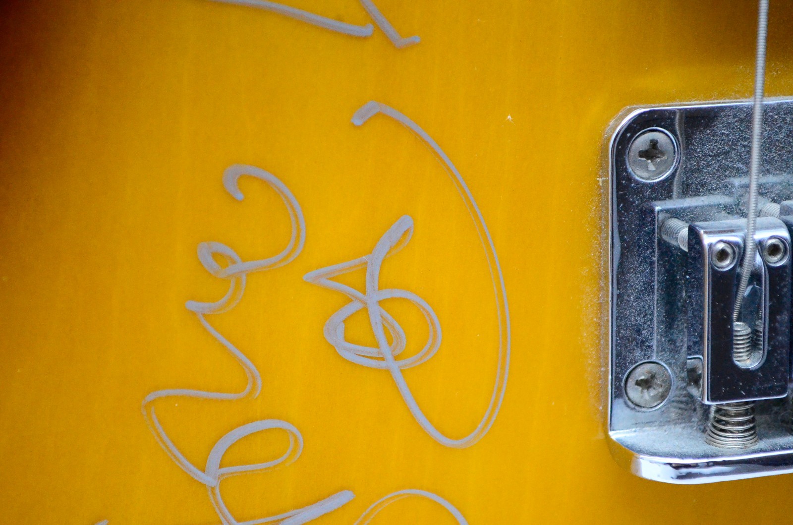 Eastwood Airline Bighorn Electric Guitar Signed by Stone Gossard of Pearl Jam