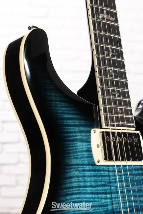 PRS SE Hollowbody II Piezo Electric Guitar – Peacock Blue