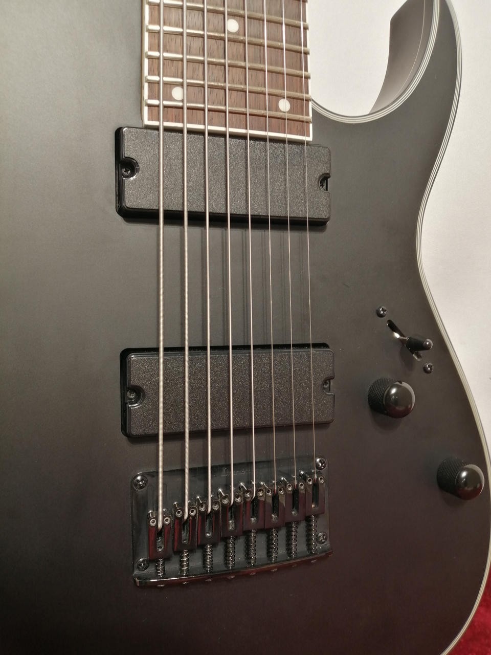 [IBANEZ] RG8EX Used Meranti body Walnut neck Jatoba fingerboard 8 string Black