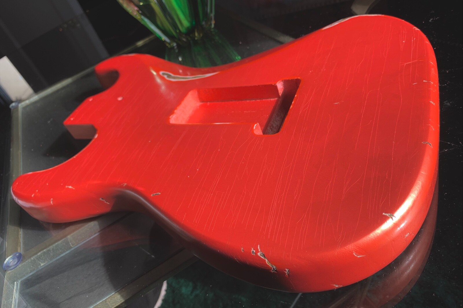 STRAT BODY RELIC 60s NitroLacquer Alder Fiesta Red order yours JVGuitars