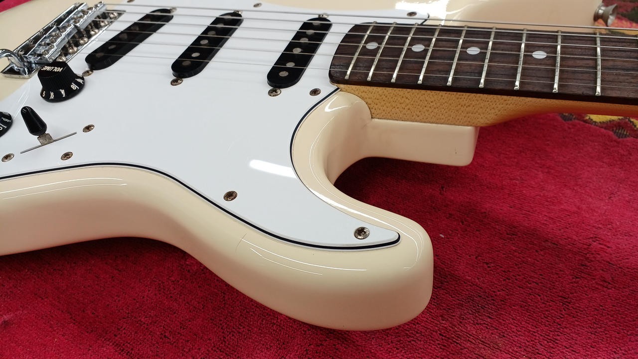 Fender Japan Stratocaster Guitar ST72-US Olympic White Large Head