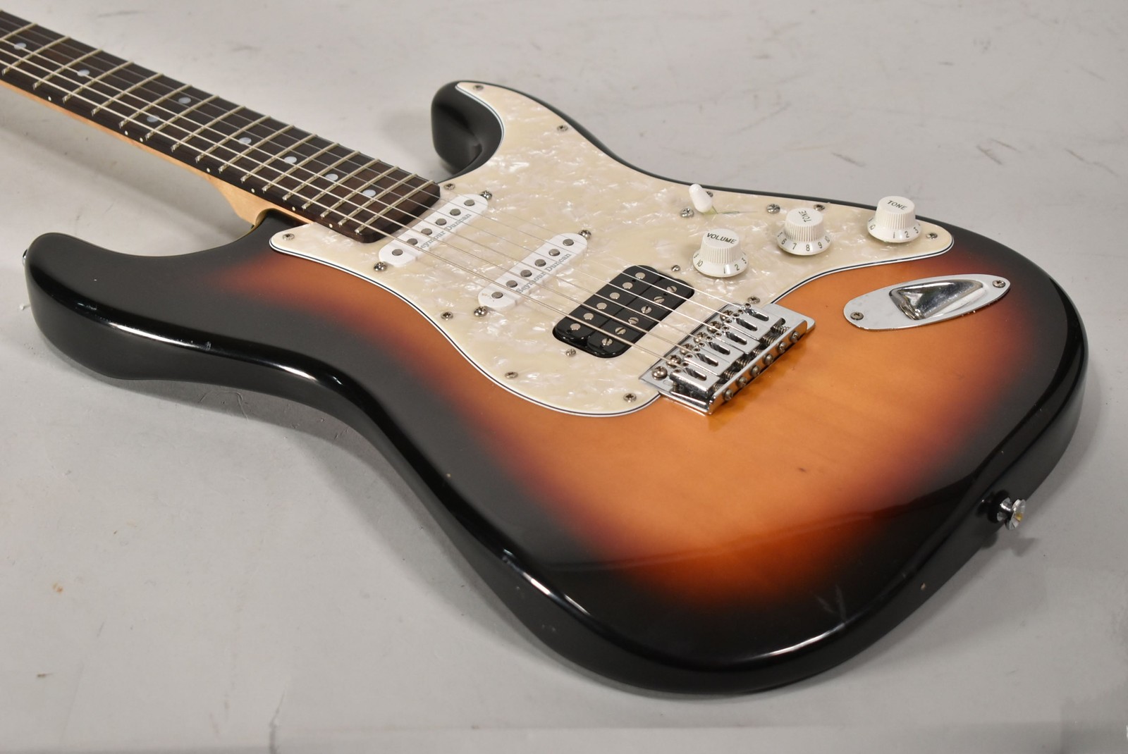 HSS Partscaster Strat Type Sunburst Finish Electric Guitar
