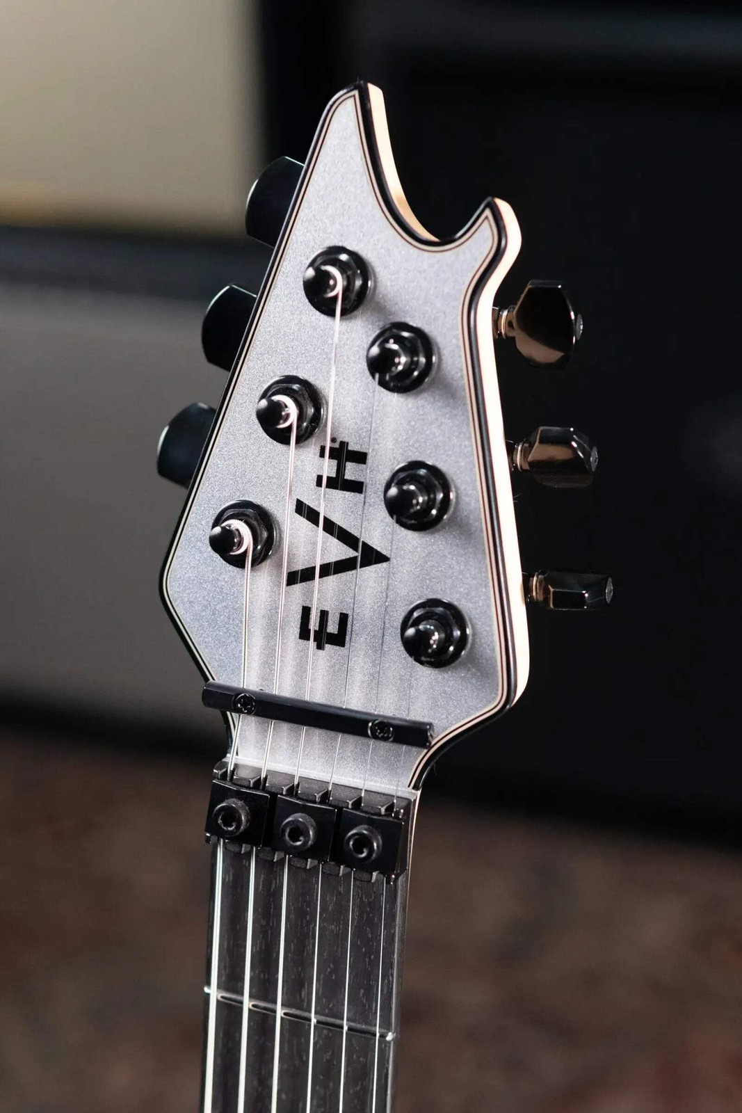 EVH Wolfgang USA Electric Guitar – Silver with Hardshell Case