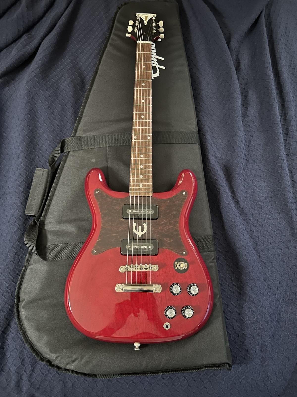 Epiphone Wilshire P-90 2024. Cherry Finish, Indian Laurel Fretboard.