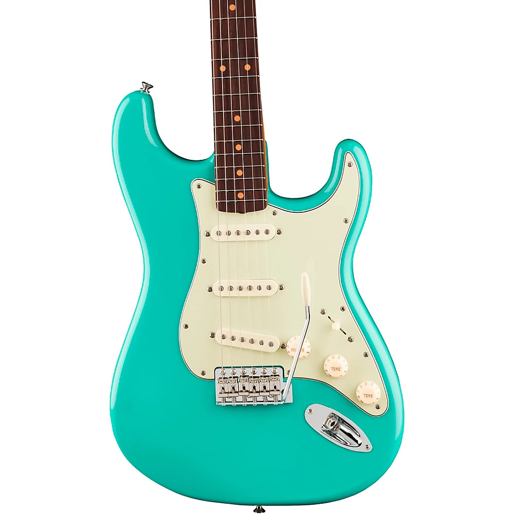 Fender Vintera III Early ’60s Stratocaster Guitar RW FB Surf Green Metallic