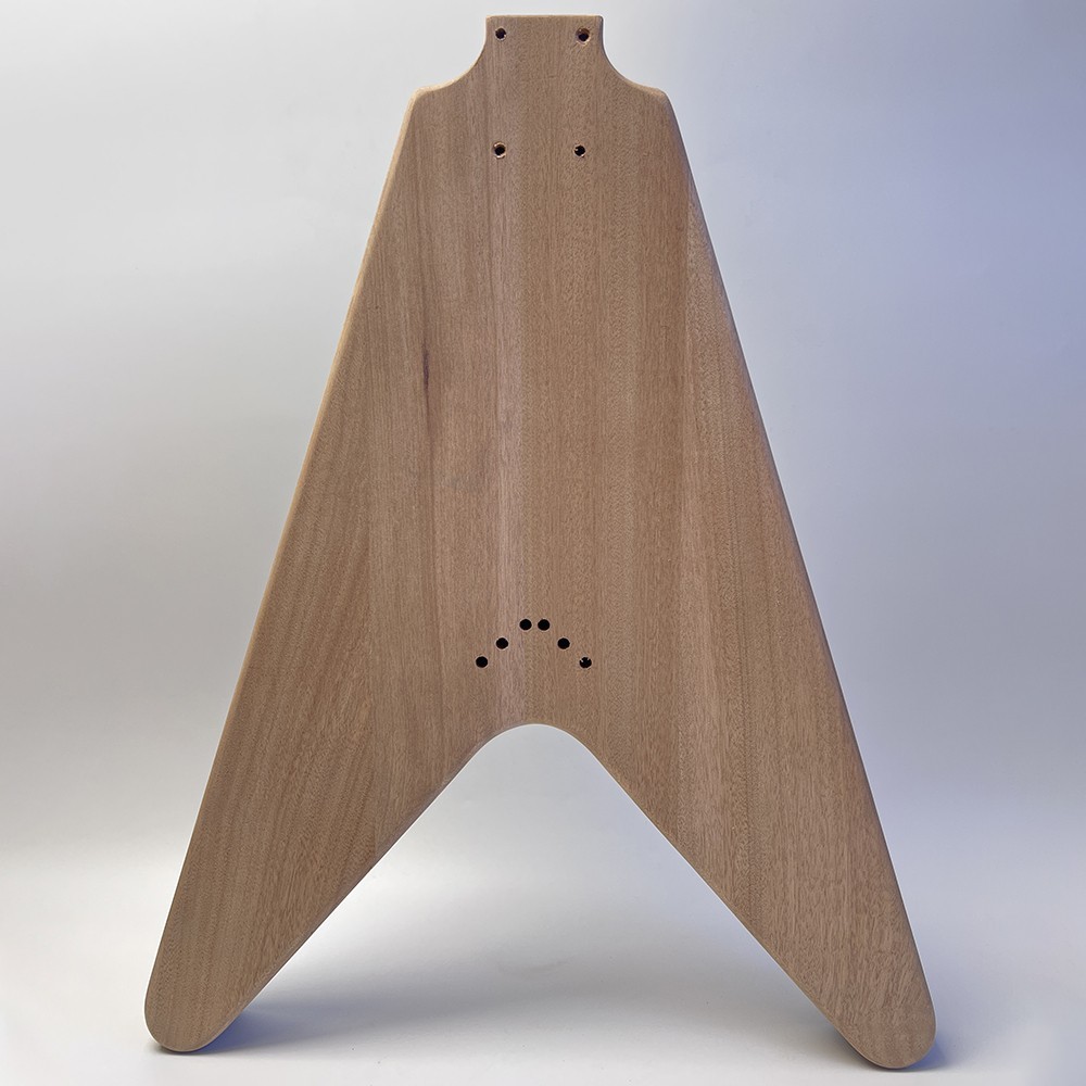 DIY Electric Guitar Kits Unfinished Spalted Maple Top FREE SHIP Bone Nuts