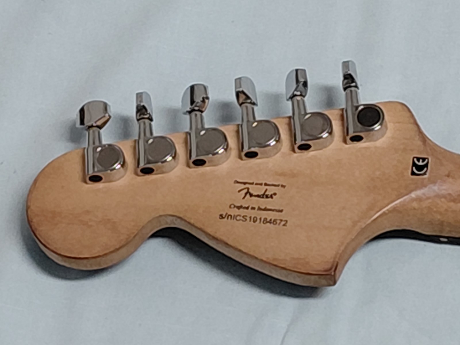 Fender Squier Stratocaster Standard Black & Chrome Guitar – w/Custom Upgrades