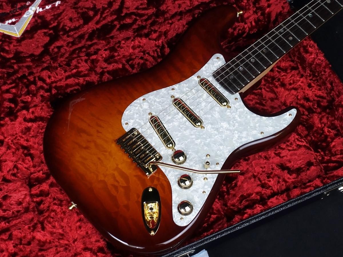 Fender Custom Shop Stratocaster Quilt Maple Ash Body Violin Burst Used