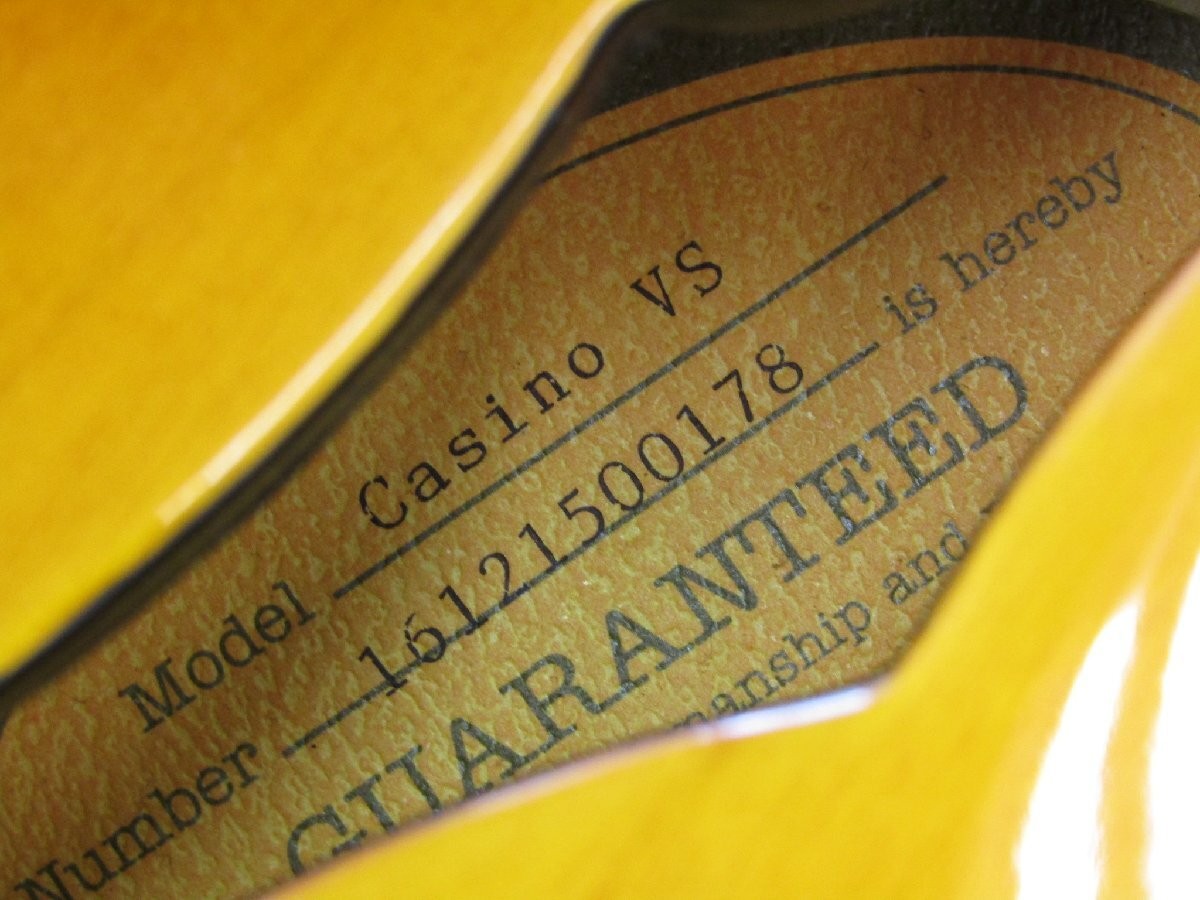 Epiphone Casino VS Electric Guitar #UD4930 Vintage Sunburst