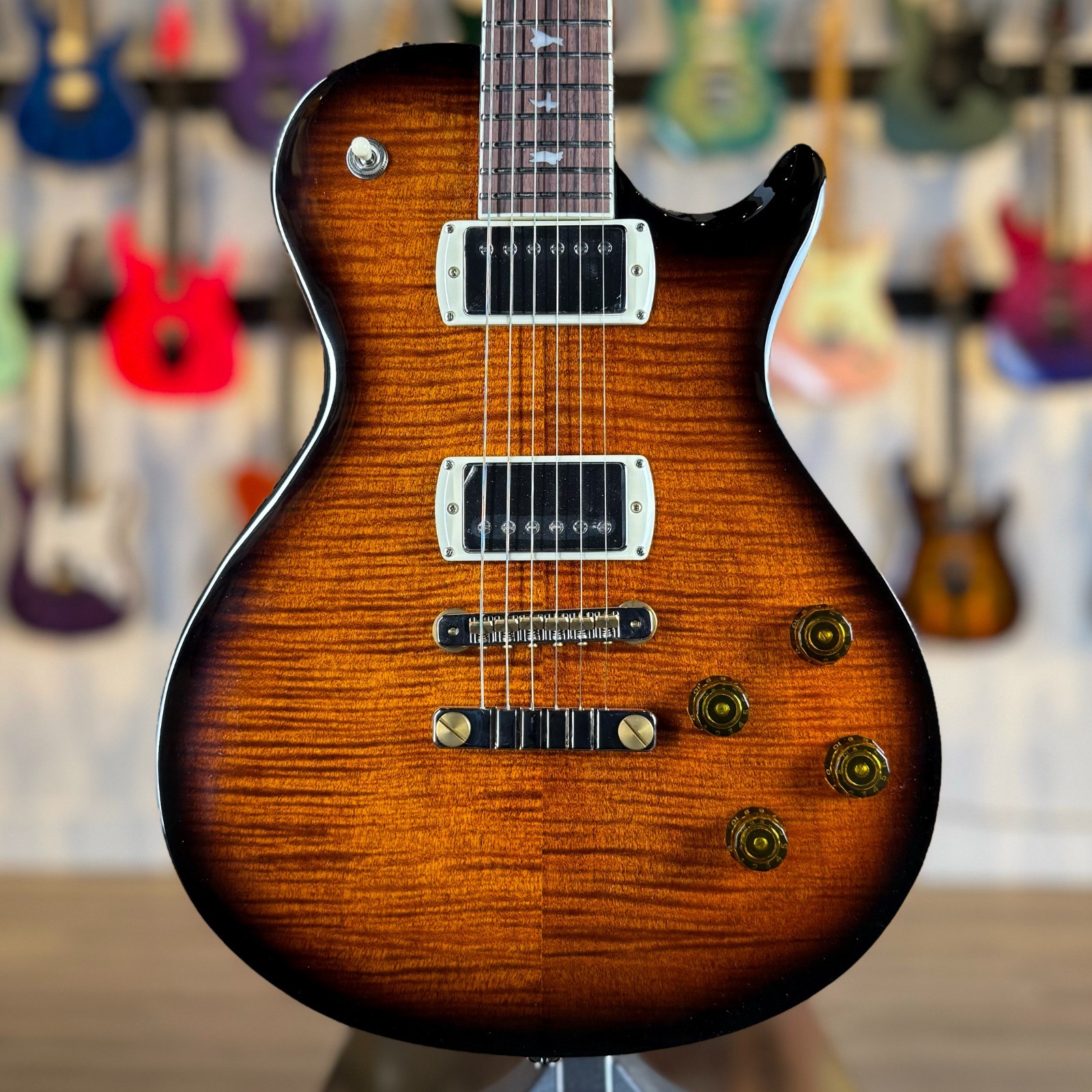 PRS SE McCarty 594 Singlecut – Black Gold Sunburst – Flame Maple