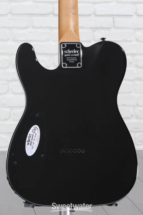 Schecter PT Standard Electric Guitar – Black Fade Burst Burl