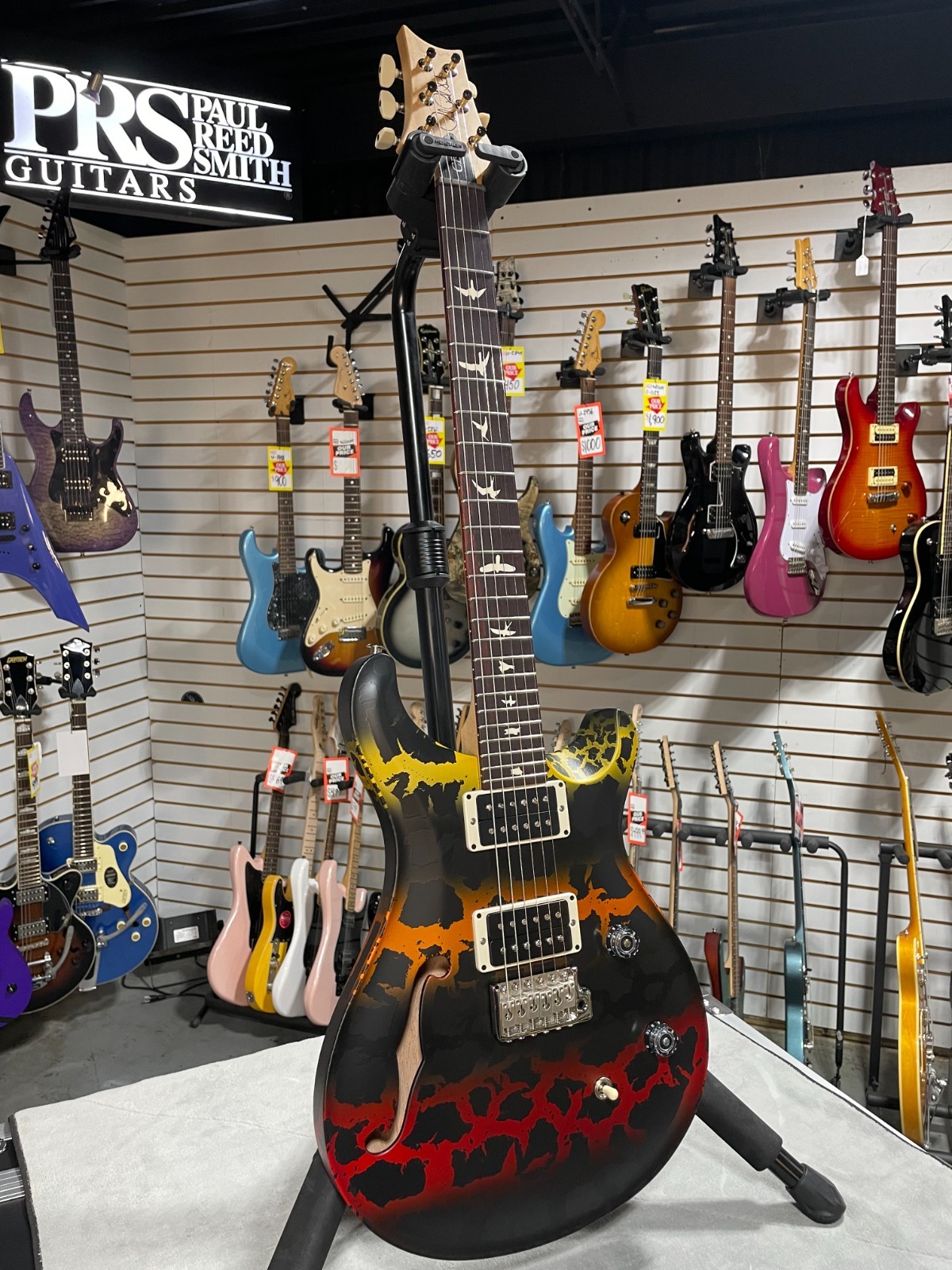 PRS CE 24 Semi Hollow 2025 – Sprayers Choice w/ Gig Bag & PLEK*D #398