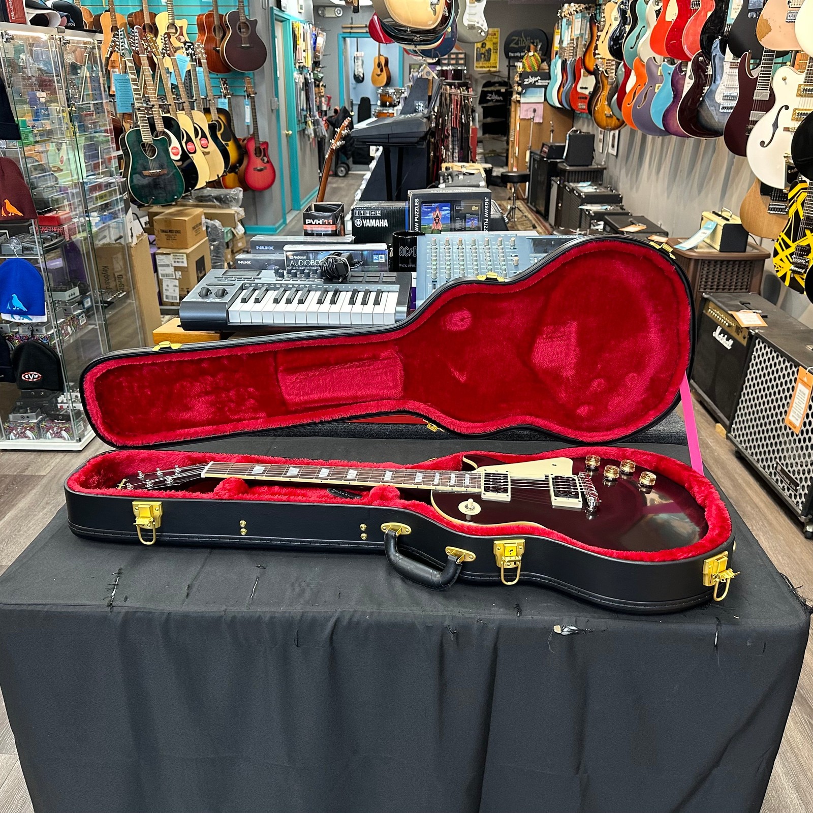 Epiphone Jeff Beck Oxblood 1954 Les Paul Guitar w/Hard Case