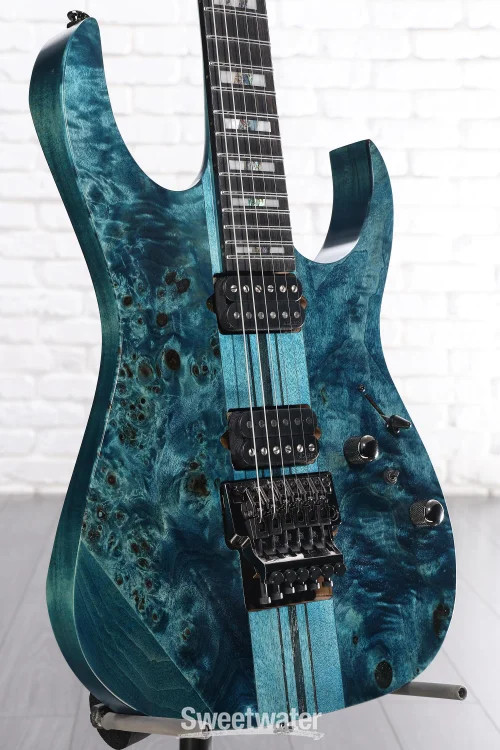 Ibanez Premium RGT1220PB Electric Guitar – Cosmic Blue Low Gloss