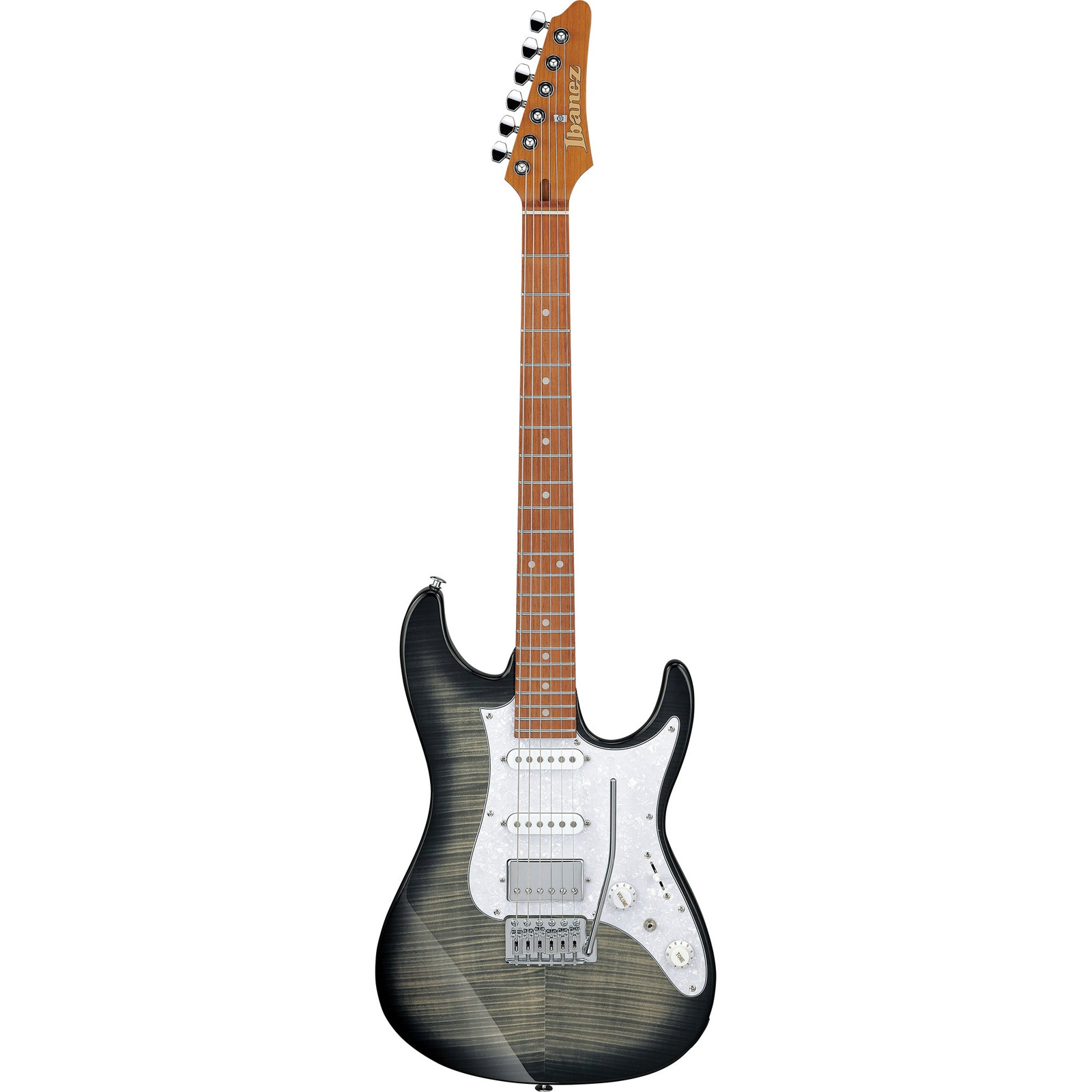 Ibanez AZ22S1F AZ Standard 6-String Electric Guitar – Transparent Black Sunburst