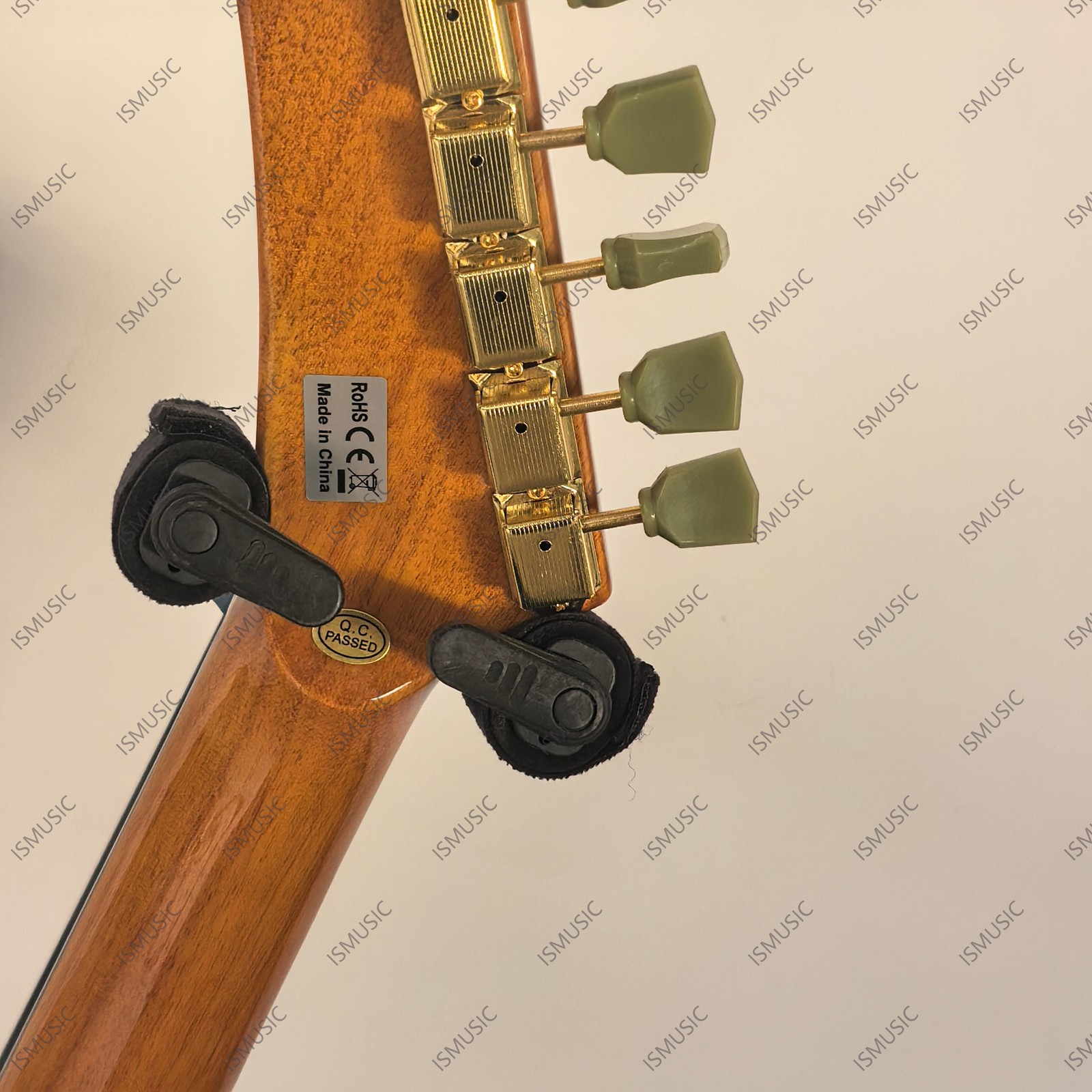EX Solid Body Electric Guitar Stainless Steel Rounded Frets Fixed HH Pickups