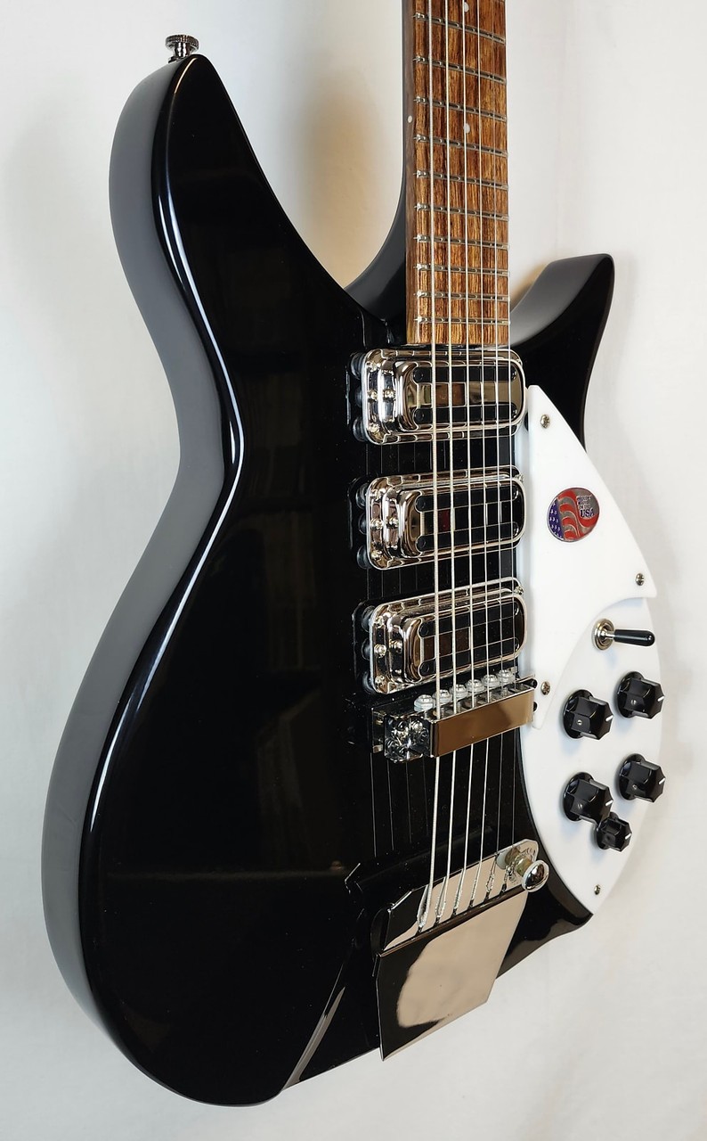 Rickenbacker 325C64 Jet Glo Miami, 3 Toaster Pickups, w/Vibrato, Short Scale,…