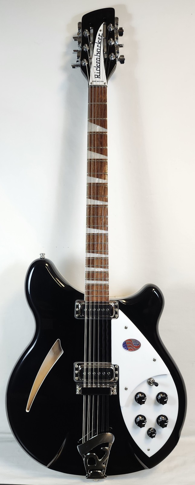 Rickenbacker 360 Jetglo 12-String Semi-Hollow Guitar, Stereo, HSC