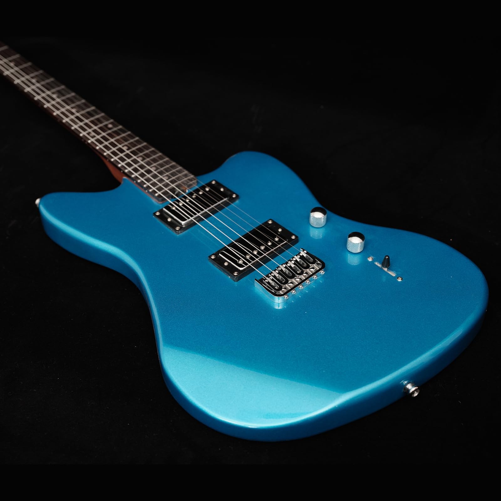 Jazzmaster Mahogany Solid Body Electric Guitar,Roasted Maple Neck and Rosewoo…