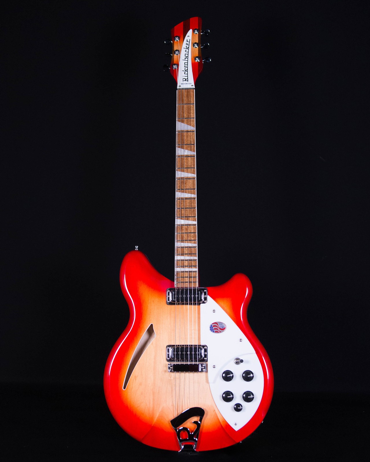Rickenbacker 360 Semi Hollow Electric Guitar, FireGlo
