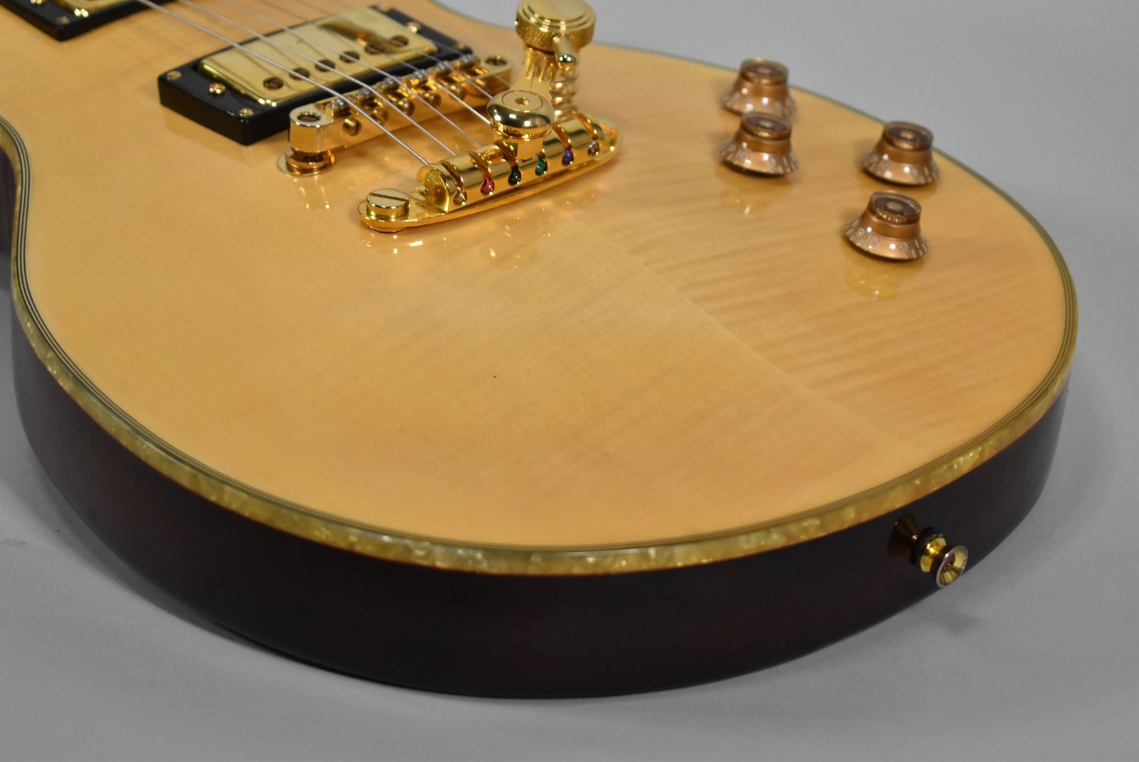 X3 Maple Top Mahogany Body Natural Finish Electric Guitar